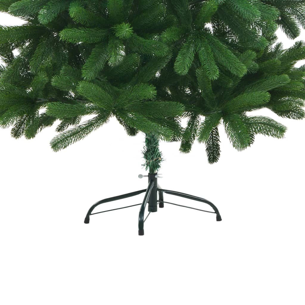  Künstlicher Weihnachtsbaum mit Beleuchtung & Kugeln 180 cm Grün