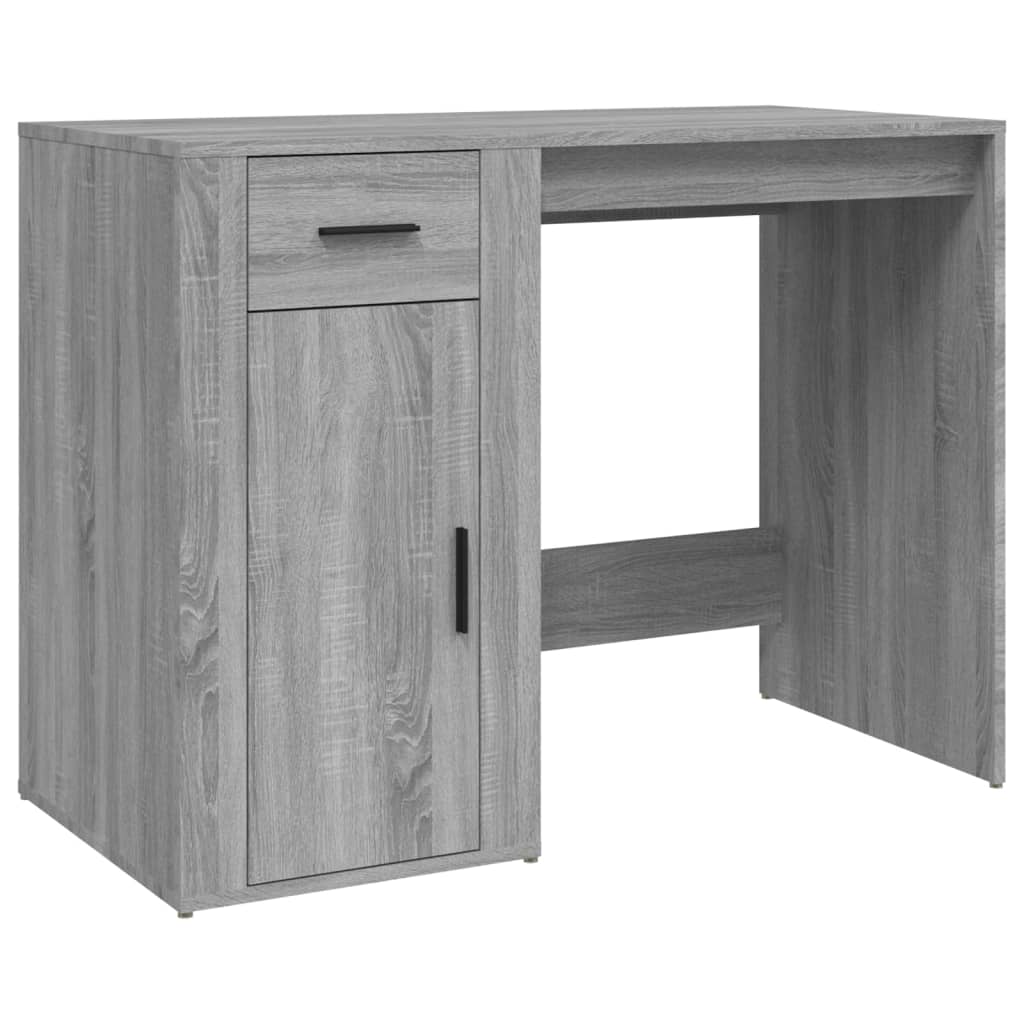  Schreibtisch Grau Sonoma 100x49x75 cm Holzwerkstoff