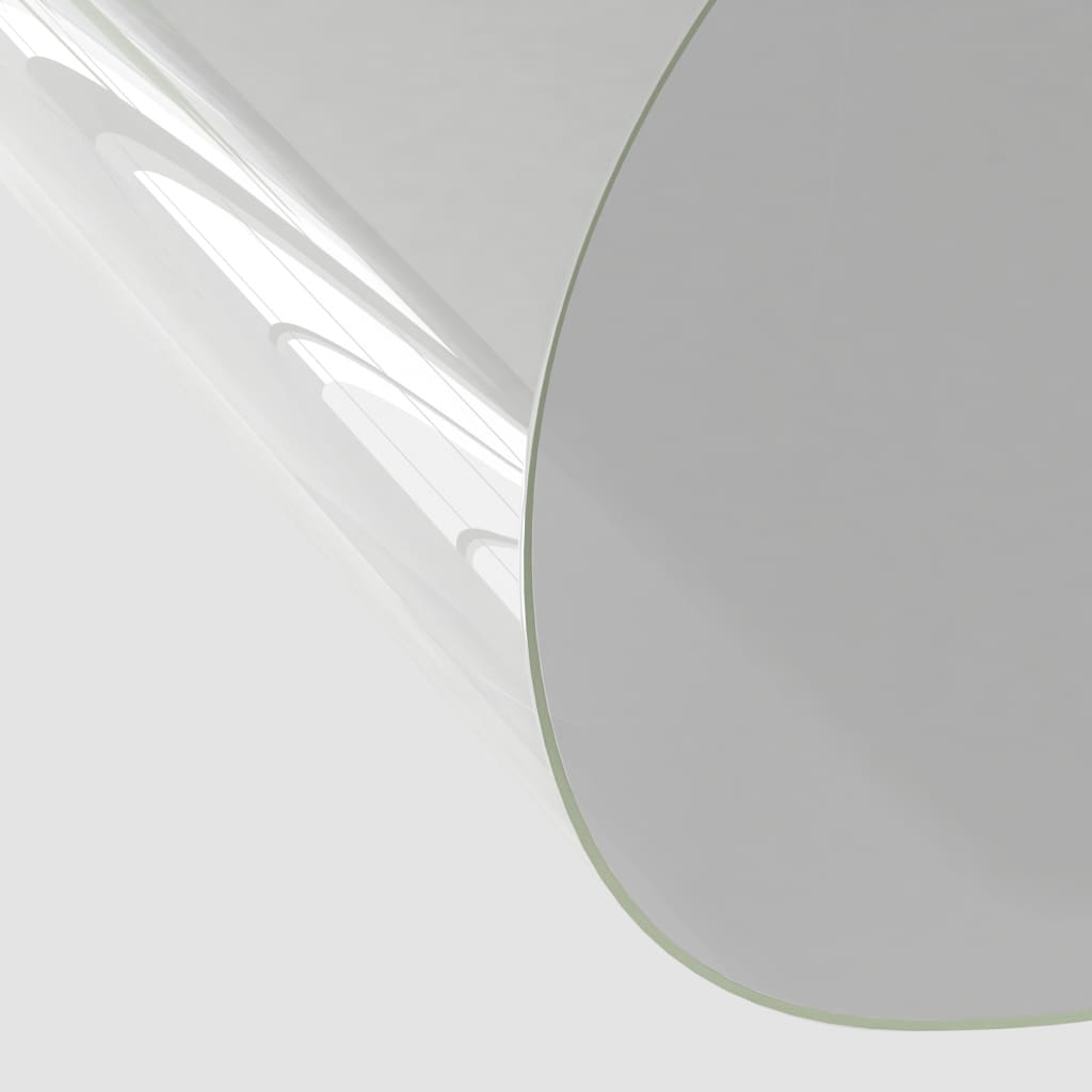  Tischfolie Transparent Ø 80 cm 2 mm PVC