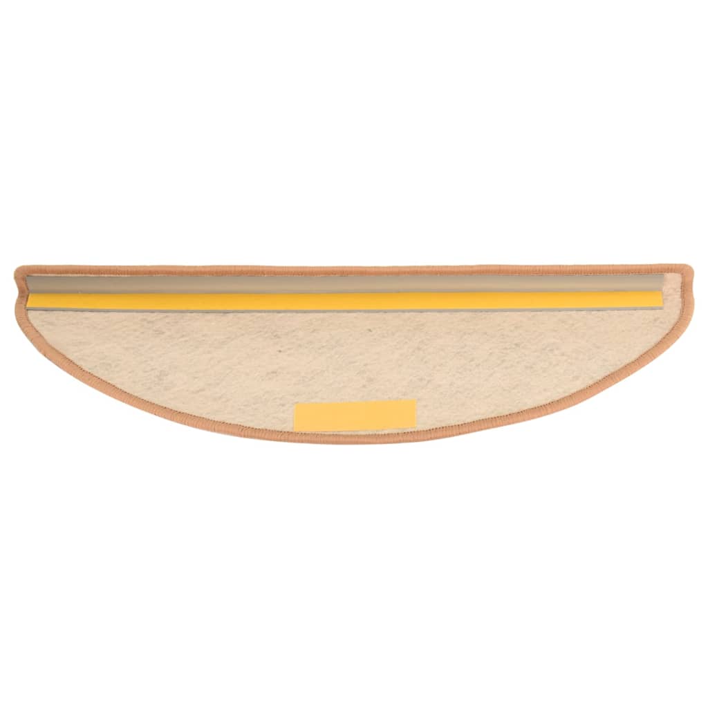  Treppenmatten Selbstklebend Sisal-Optik 15Stk. 65x21x4cm Orange