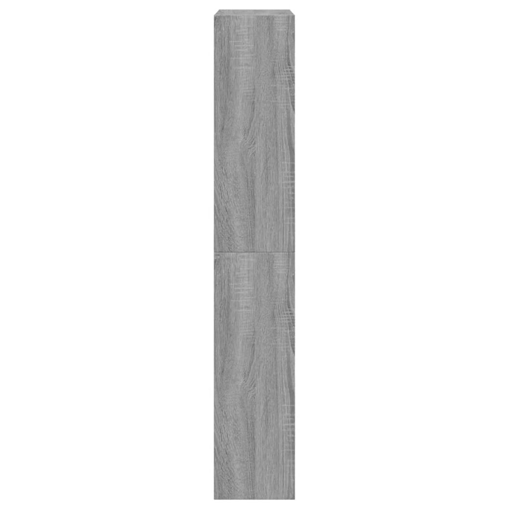  Schuhschrank Grau Sonoma 60x21x125,5 cm Holzwerkstoff