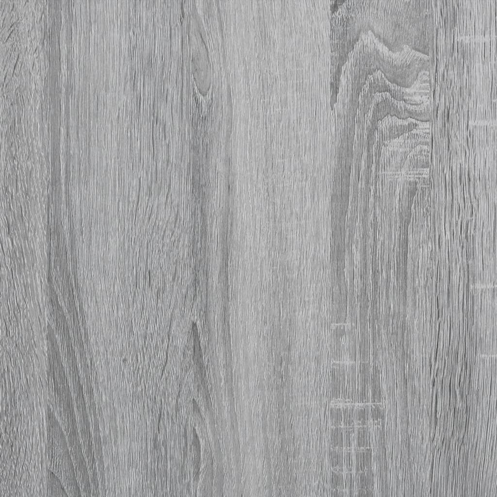  Schreibtisch Grau Sonoma 100x45x76 cm Holzwerkstoff und Stahl