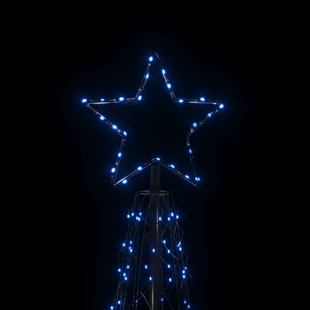  LED-Weihnachtsbaum Kegelform Blau 500 LEDs 100x300 cm