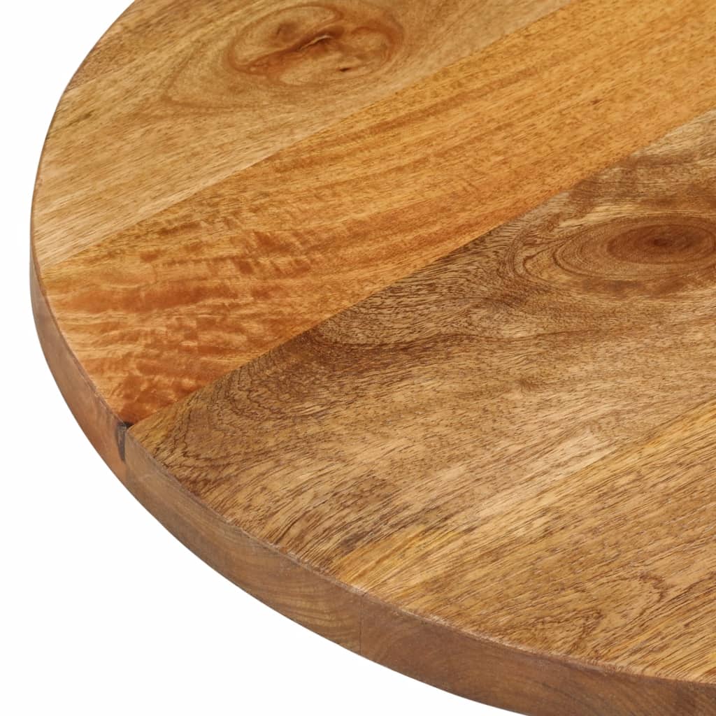  Tischplatte 110x40x3,8 cm Oval Massivholz Mango