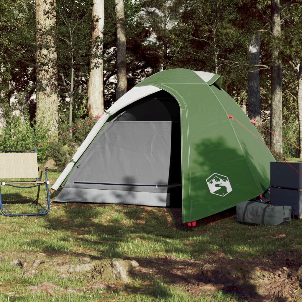  Campingzelt 2 Personen Grün Wasserfest