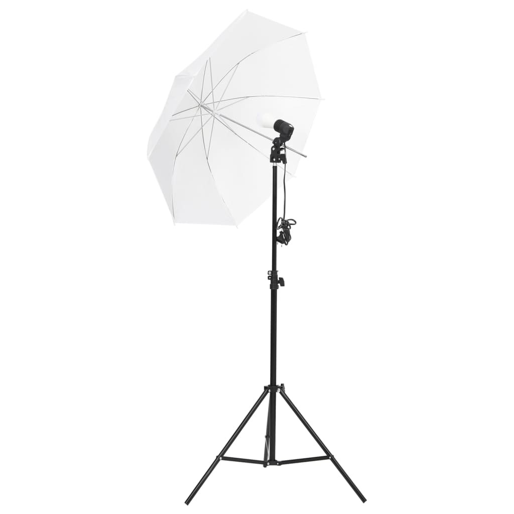  Fotostudio-Beleuchtung Set mit Hintergründen & Schirmen