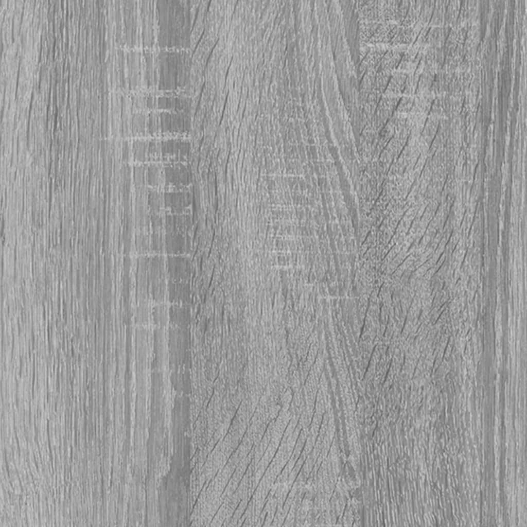  Bücherregal Grau Sonoma 60x33x70,5 cm Holzwerkstoff und Stahl