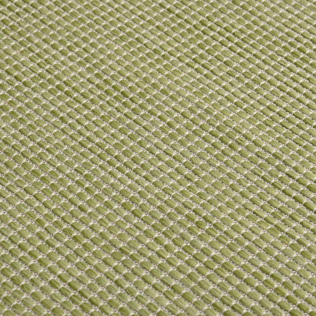  Outdoor-Teppich Flachgewebe 120x170 cm Grün