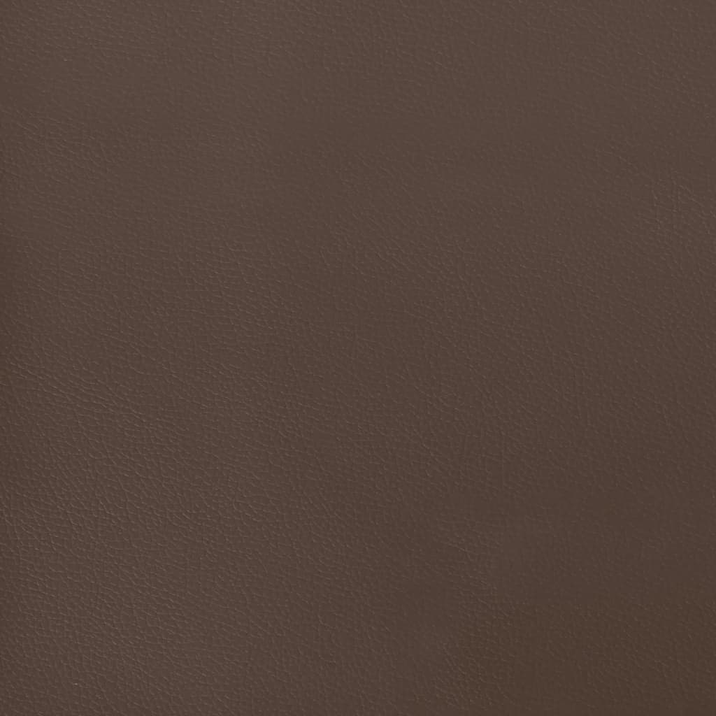  Taschenfederkernmatratze Braun 80x200x20 cm Kunstleder