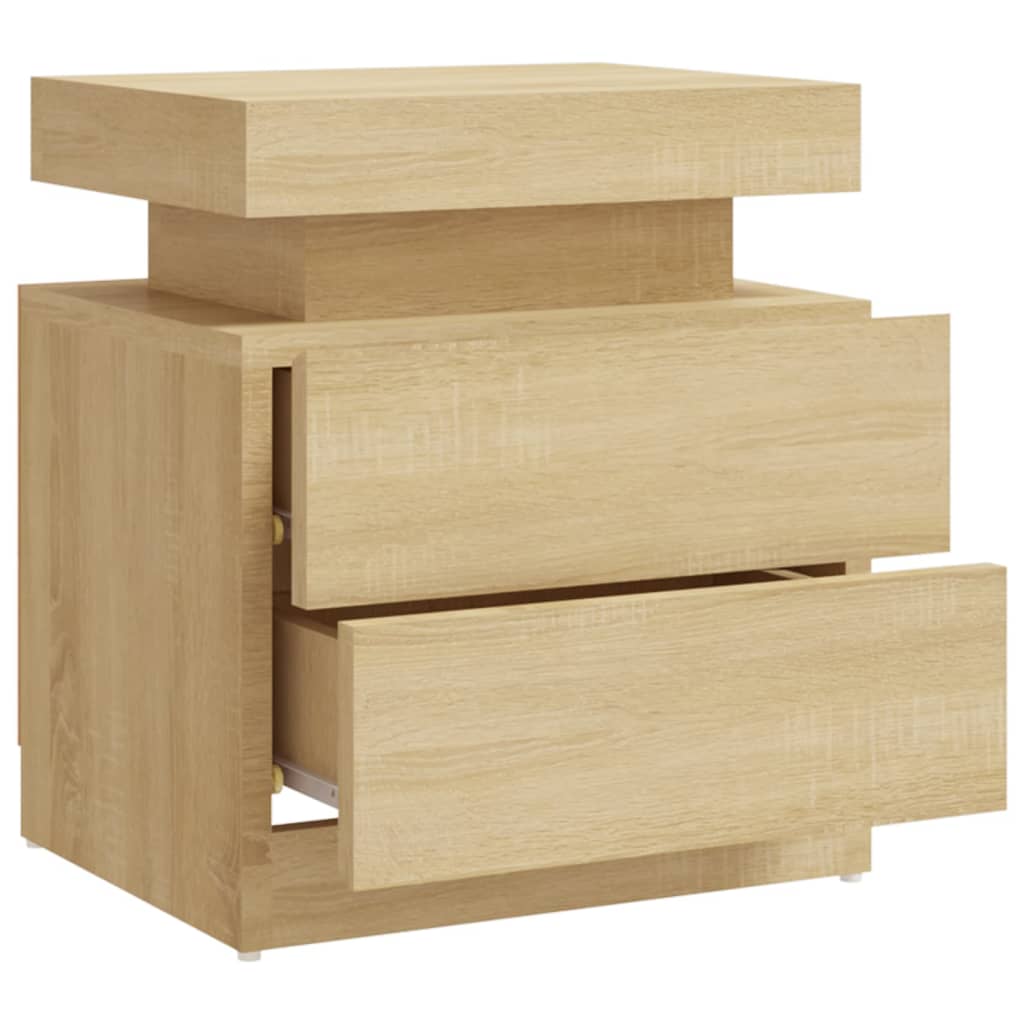  Nachttisch Sonoma-Eiche 45x35x52 cm Holzwerkstoff