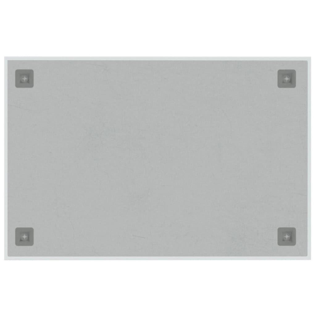  Magnettafel Wandmontage Weiß 60x40 cm Hartglas