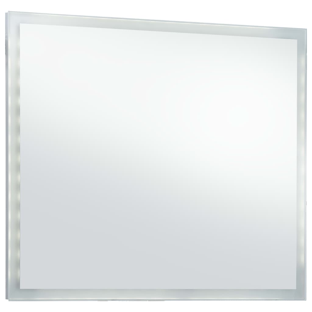  Badezimmer-Wandspiegel mit LEDs 80x60 cm