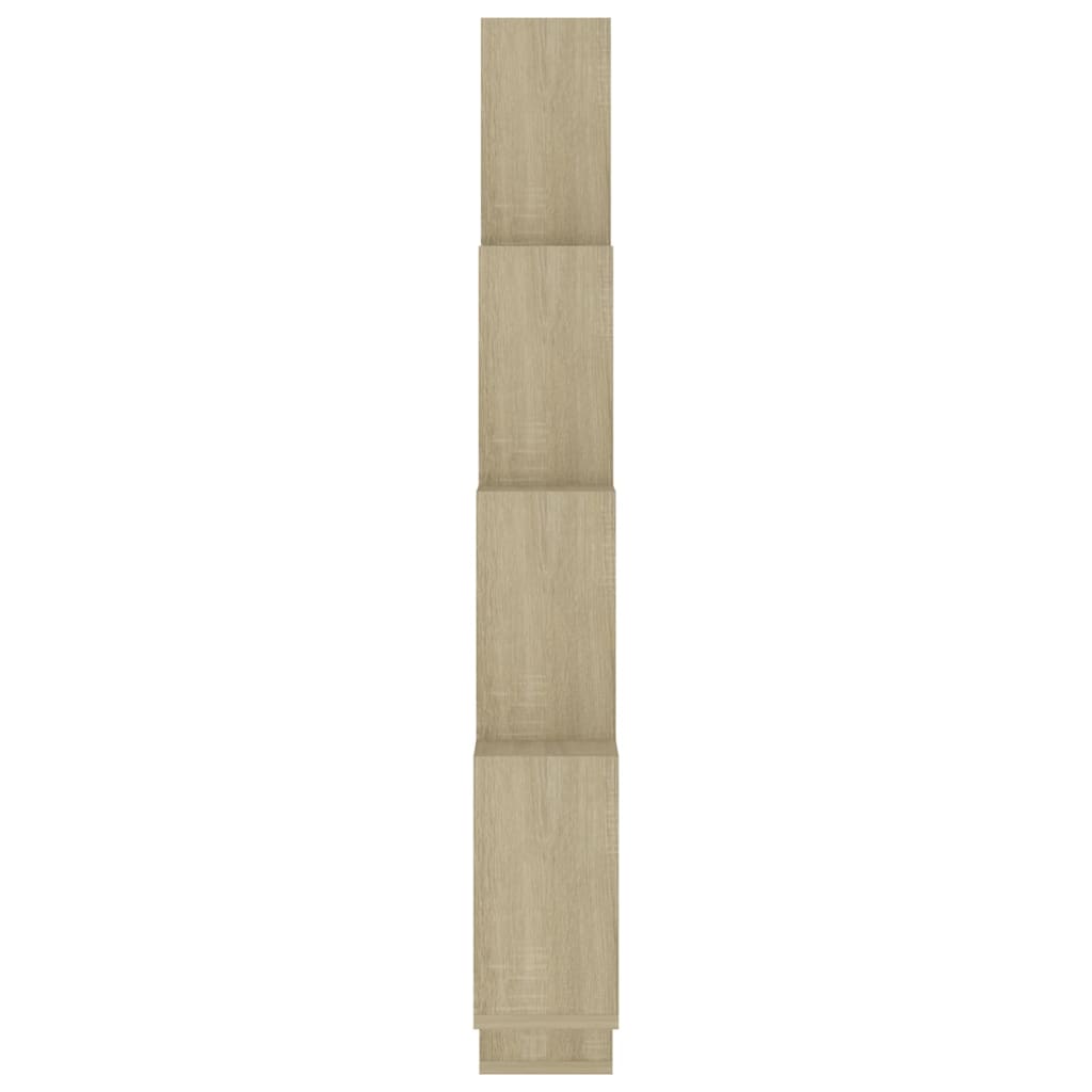  Würfelregal Sonoma-Eiche 90x15x119 cm Holzwerkstoff