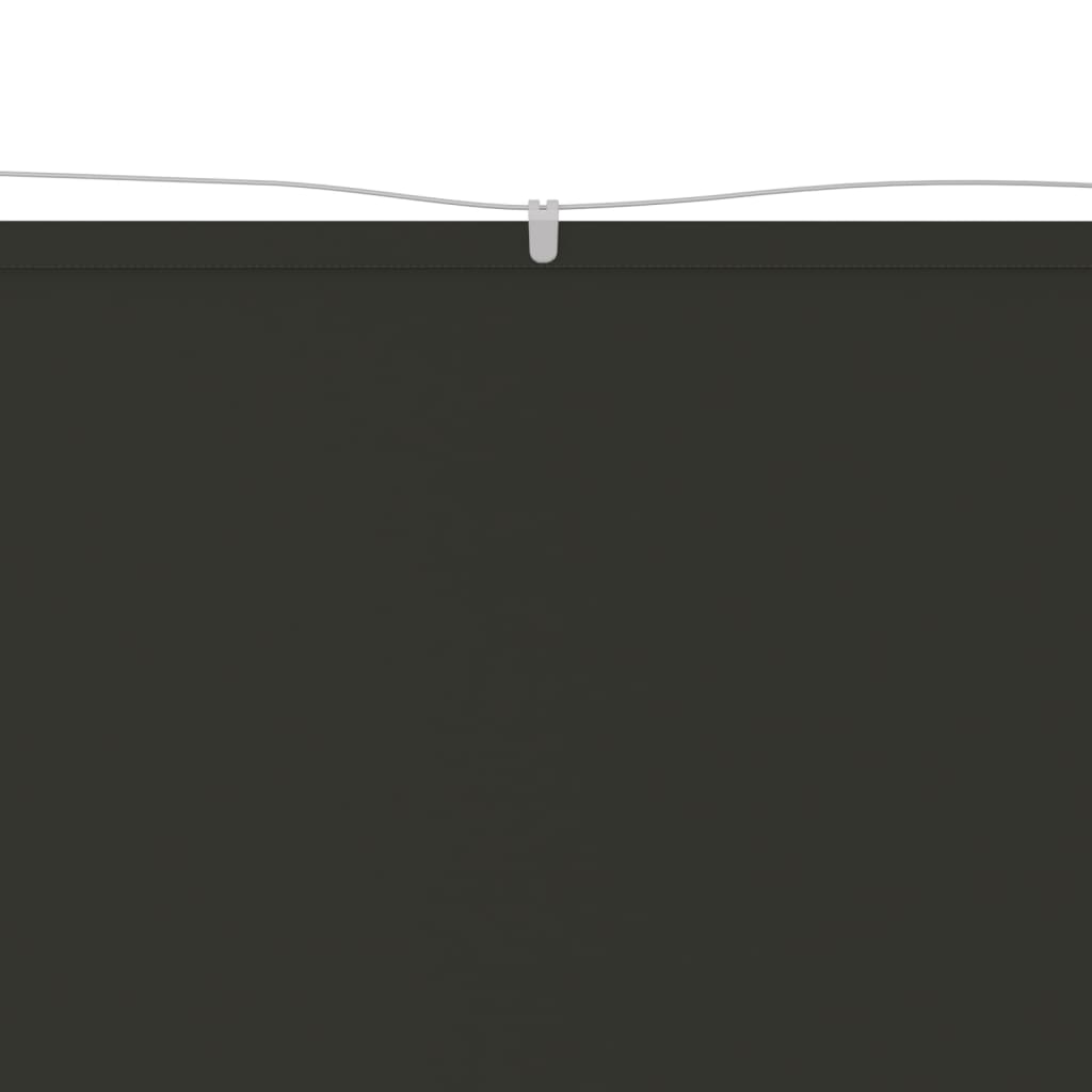  Senkrechtmarkise Anthrazit 140x420 cm Oxford-Gewebe