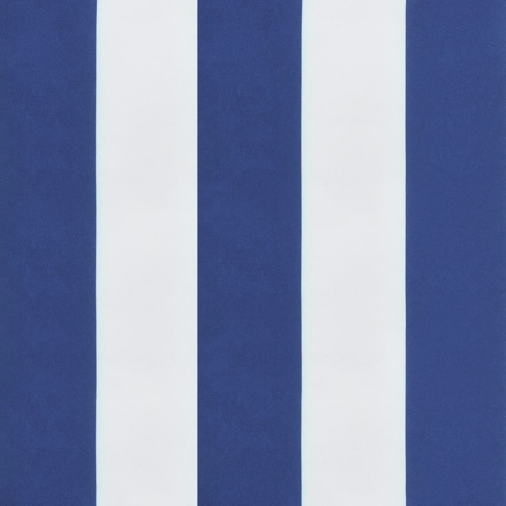  Gartenbank-Auflage Blau&Weiß Gestreift 120x50x7 cm Stoff