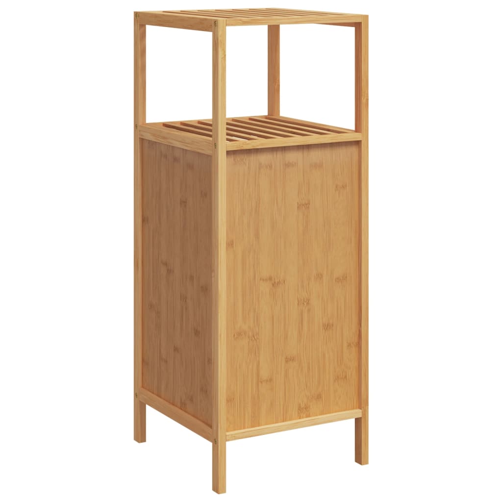  Badezimmerschrank mit Ablage 36x33x87 cm Bambus