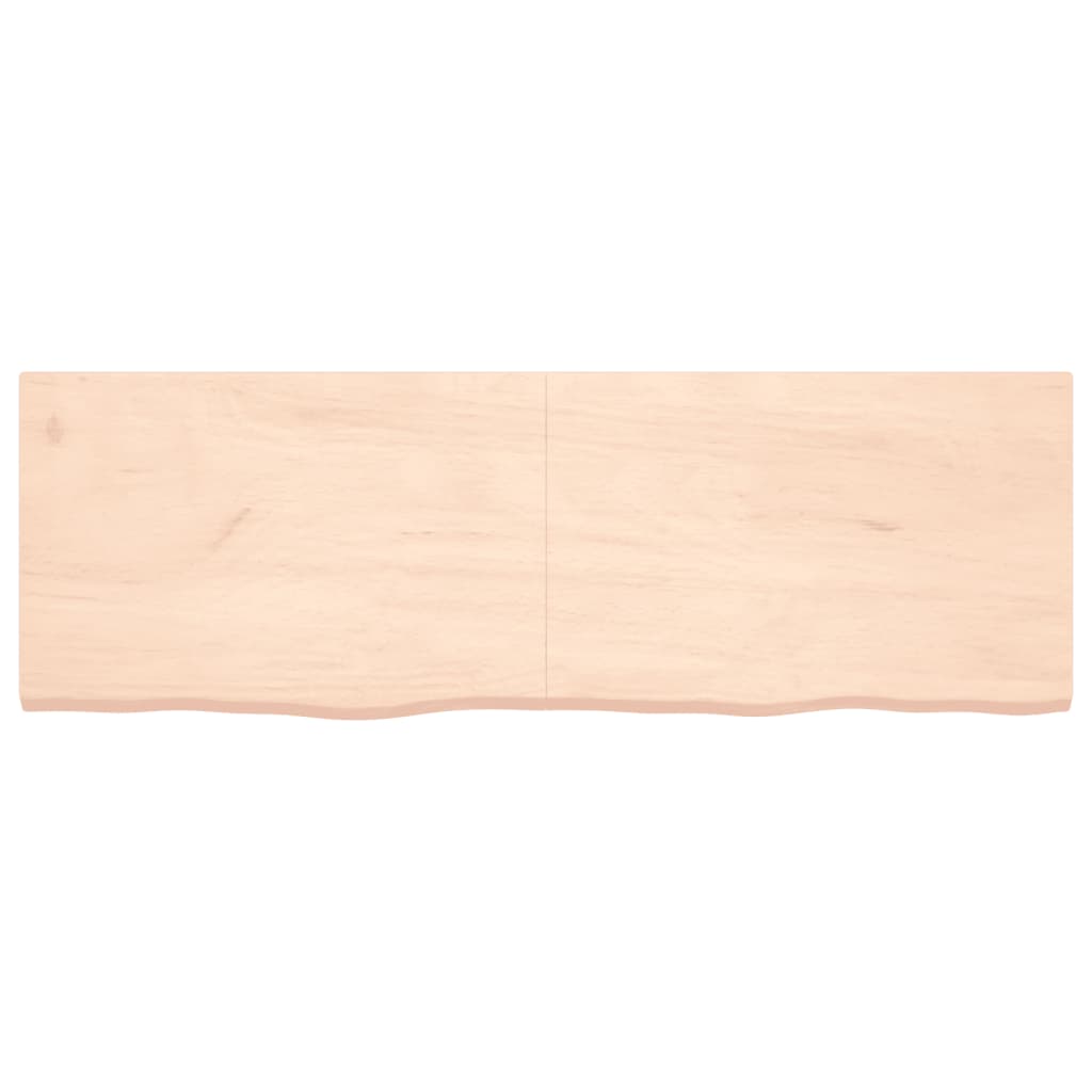  Tischplatte 180x60x(2-4) cm Massivholz Eiche Unbehandelt