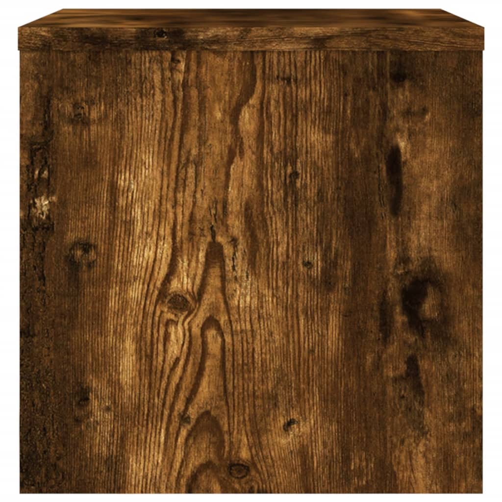  Nachttisch Räuchereiche 40x30x30 cm Holzwerkstoff