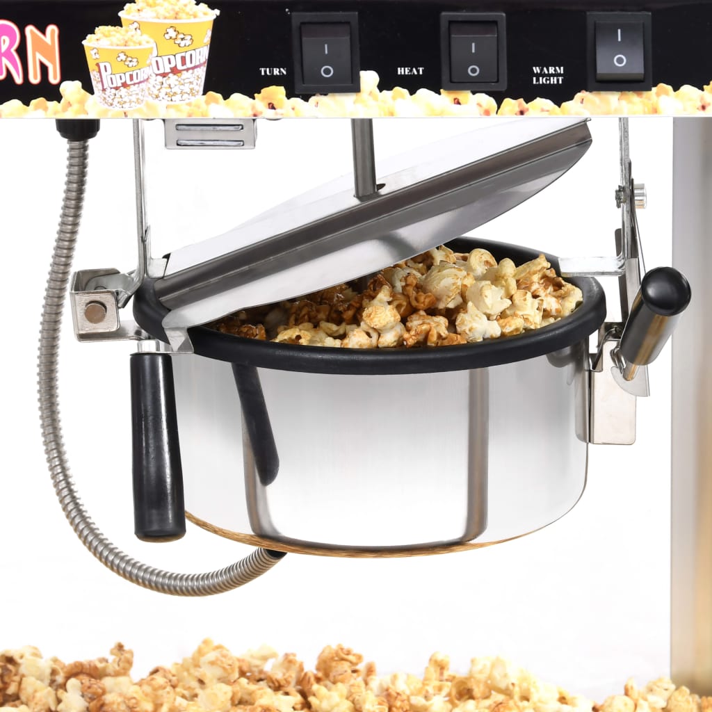 Popcornmaschine mit Teflon-Kochtopf 1400 W