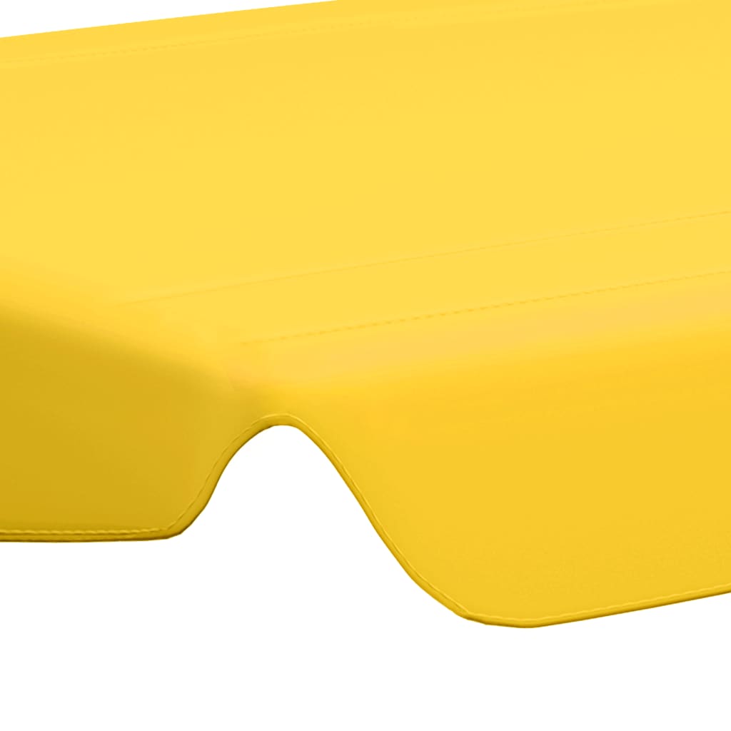  Ersatzdach für Hollywoodschaukel Gelb 150/130x105/70 cm