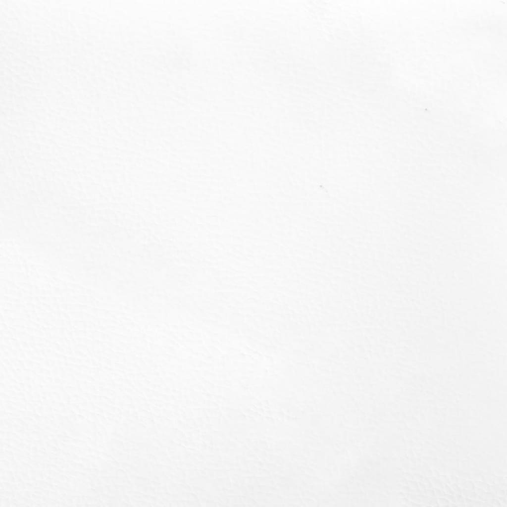  Taschenfederkernmatratze Weiß 100x200x20 cm Kunstleder