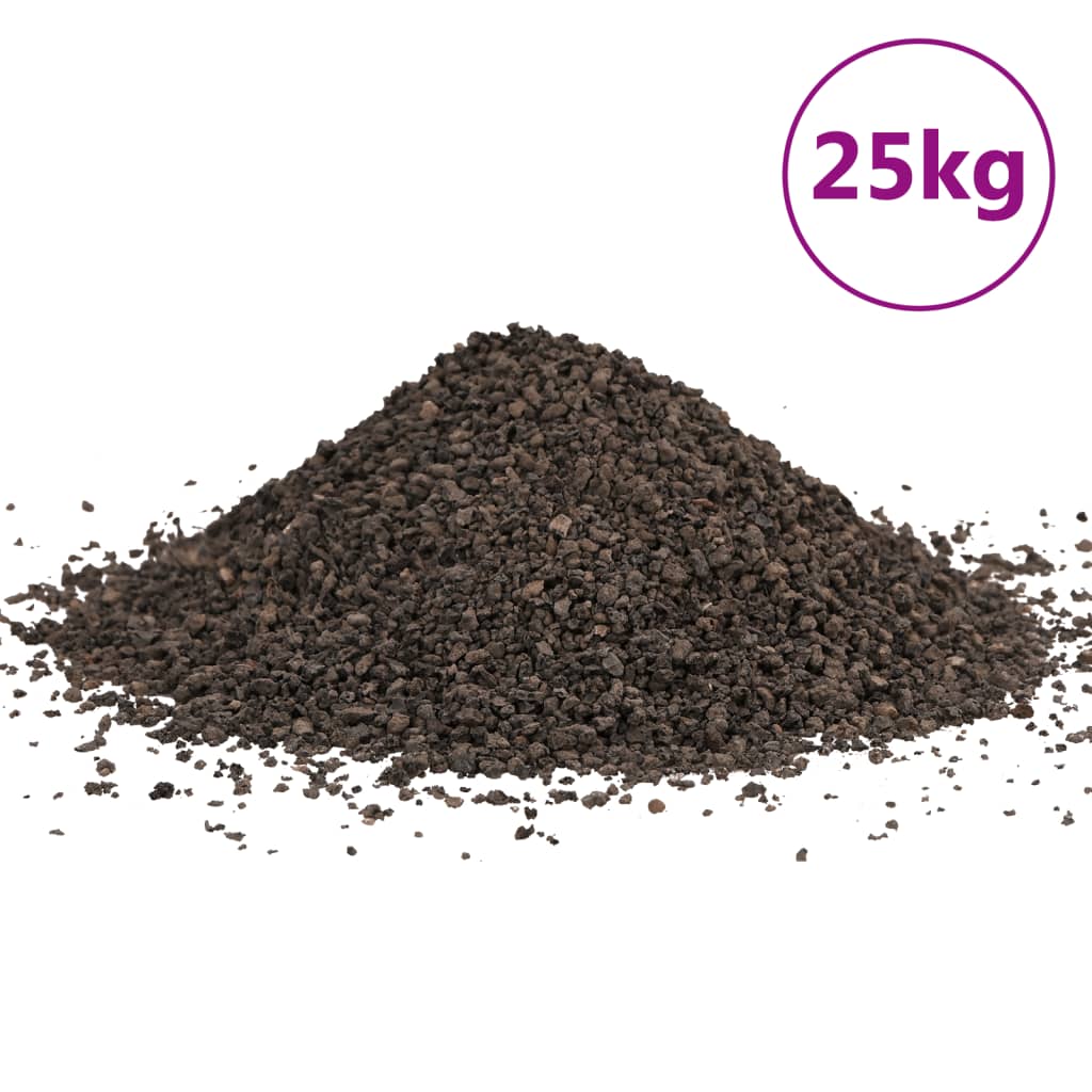  Basalt-Kies 25 kg Schwarz 1-3 mm