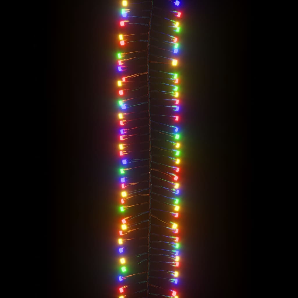  LED-Lichterkette mit 400 LEDs Mehrfarbig 7,4 m PVC