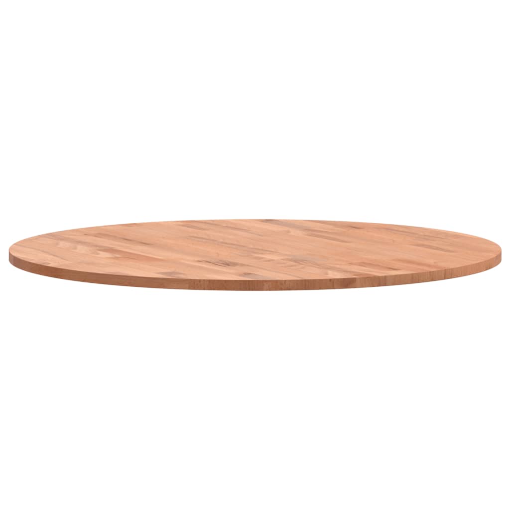  Tischplatte Ø70x1,5 cm Rund Massivholz Buche