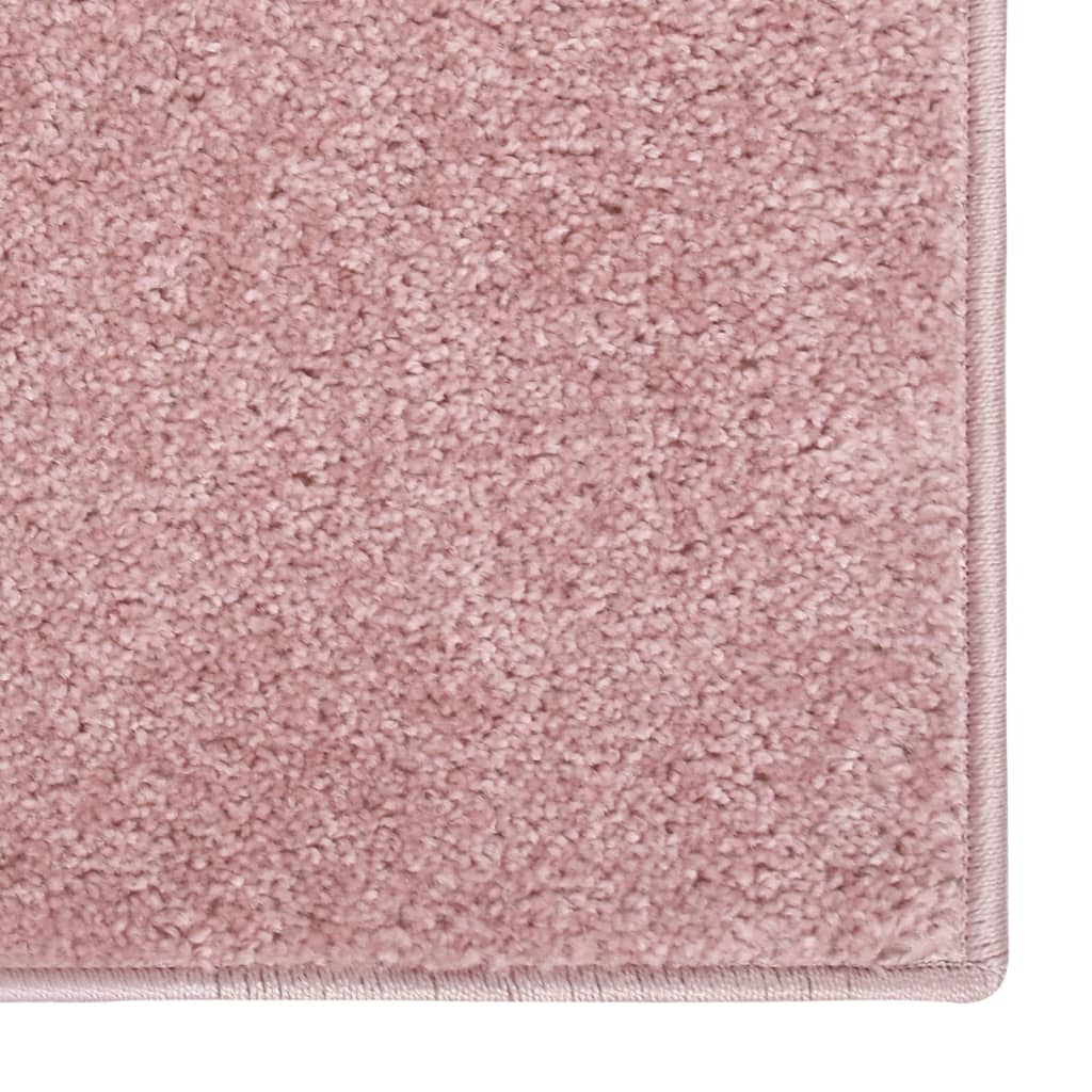  Teppich Kurzflor 120x170 cm Rosa