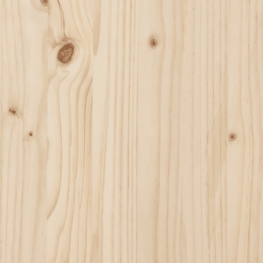  Massivholzbett mit Kopfteil 90x190 cm Kiefer