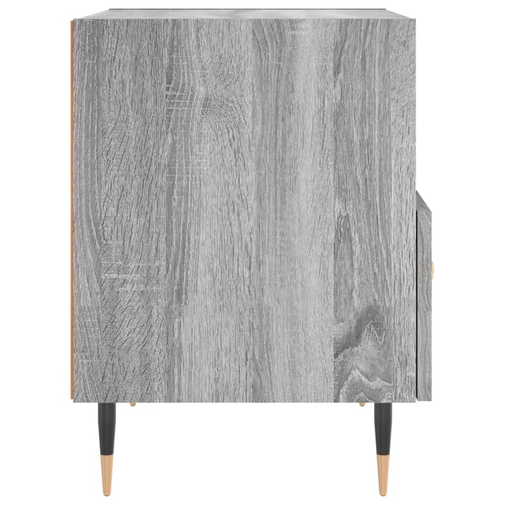  Nachttisch Grau Sonoma 40x35x47,5 cm Holzwerkstoff