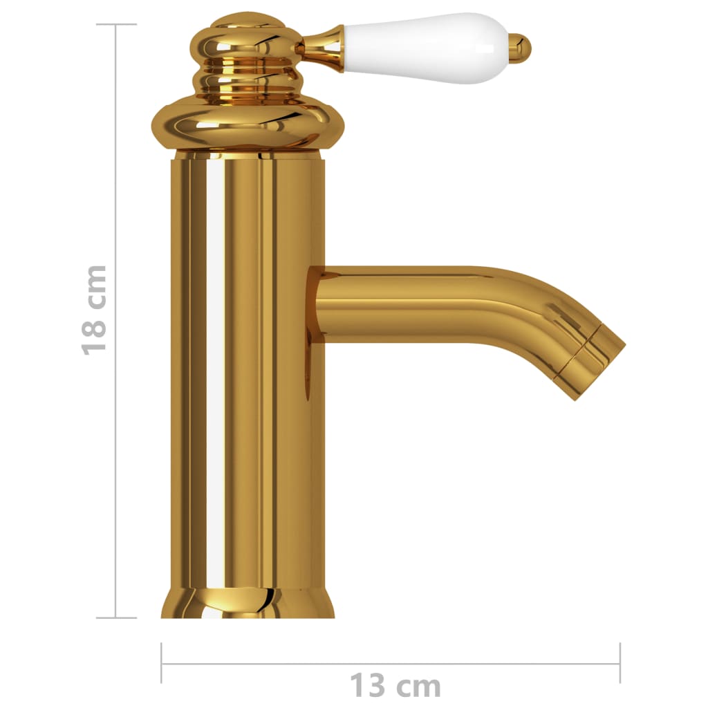  Waschtischarmatur Golden 130x180 mm