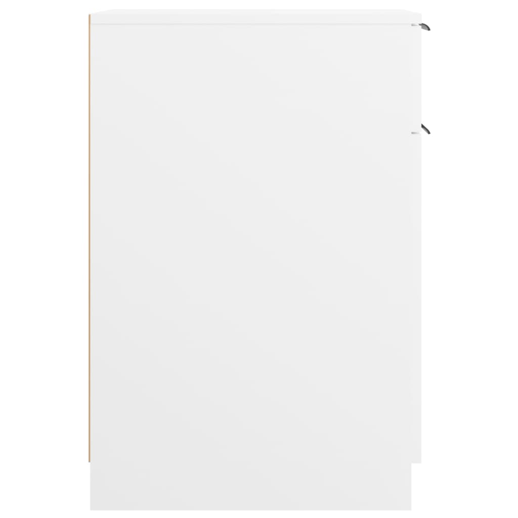  Schreibtischschrank Weiß 33,5x50x75 cm Holzwerkstoff