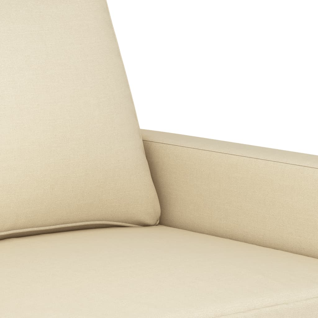  3-Sitzer-Sofa Creme 180 cm Stoff