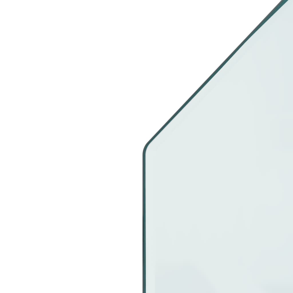  Kaminofen Glasplatte Sechseck 120x60 cm