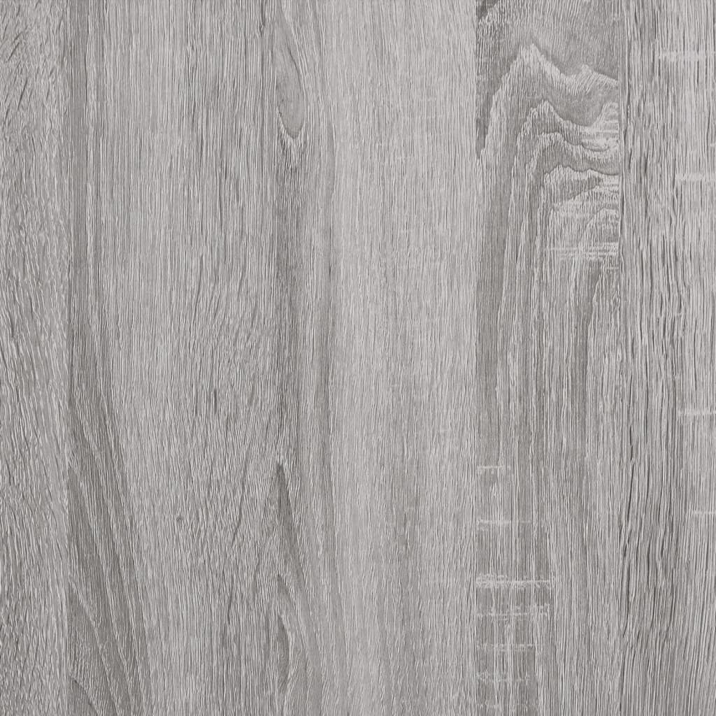  Wandregale 4 Stk. Grau Sonoma 80x50x1,5 cm Holzwerkstoff