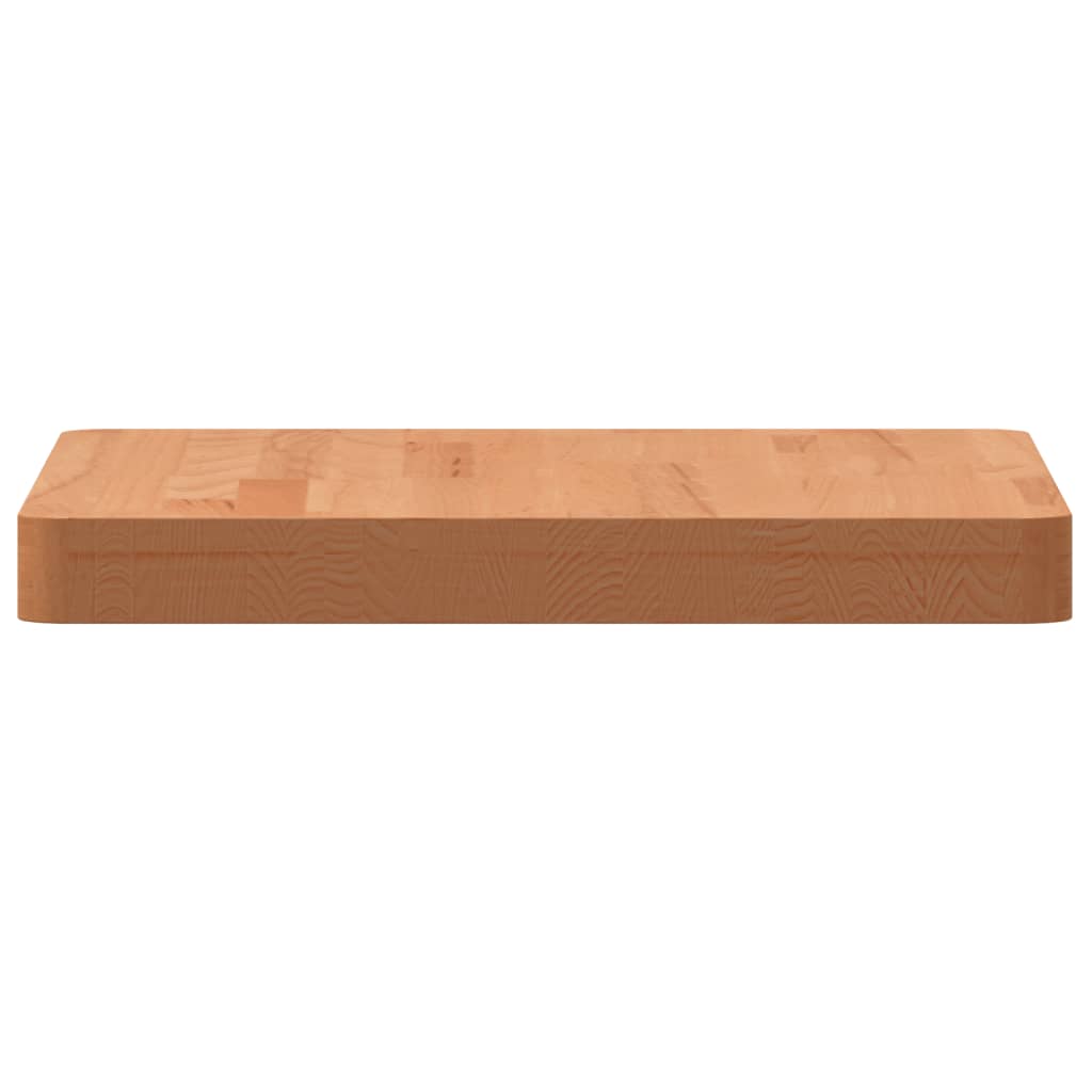  Tischplatte 40x40x4 cm Quadratisch Massivholz Buche