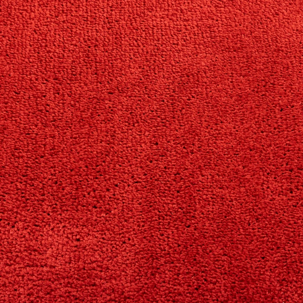  Teppich OVIEDO Kurzflor Rot 160x160 cm