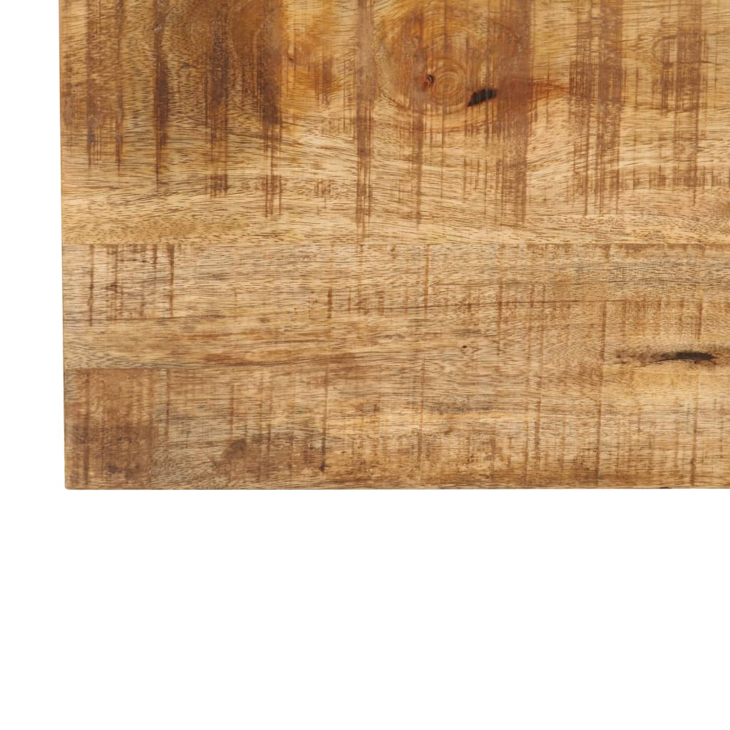  Couchtisch Mango-Massivholz 80×80×40 cm