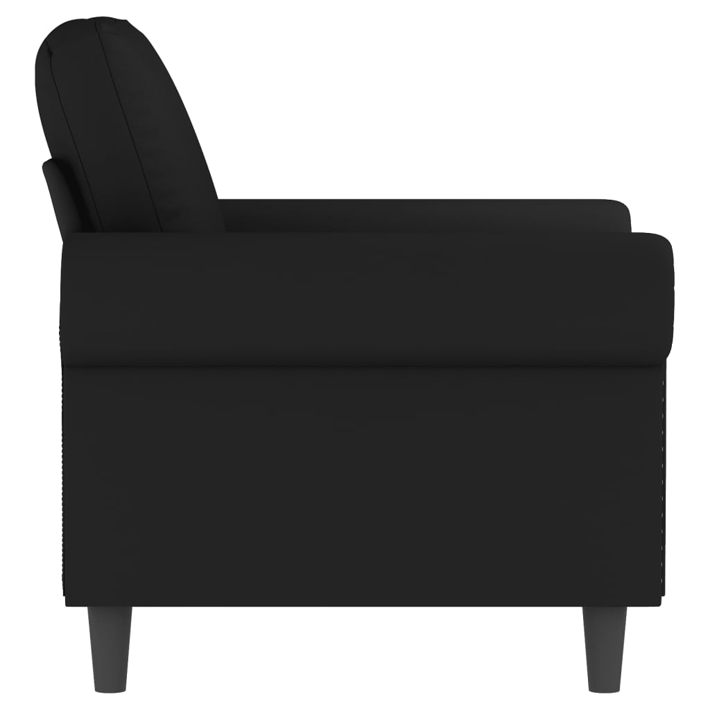  Sessel Schwarz 60 cm Samt