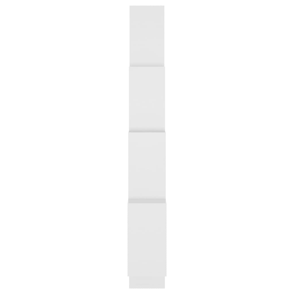  Würfelregal Weiß 90x15x119 cm Holzwerkstoff