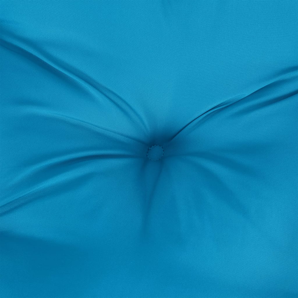  Palettenkissen Blau 50x50x12 cm Stoff