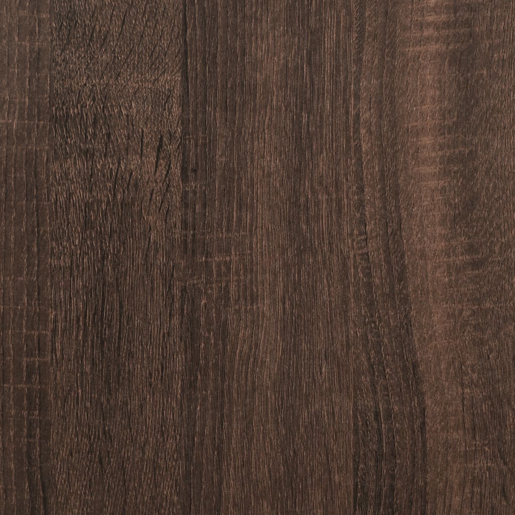  Konsolentisch Braun Eichen-Optik 75x32x75 cm Holzwerkstoff