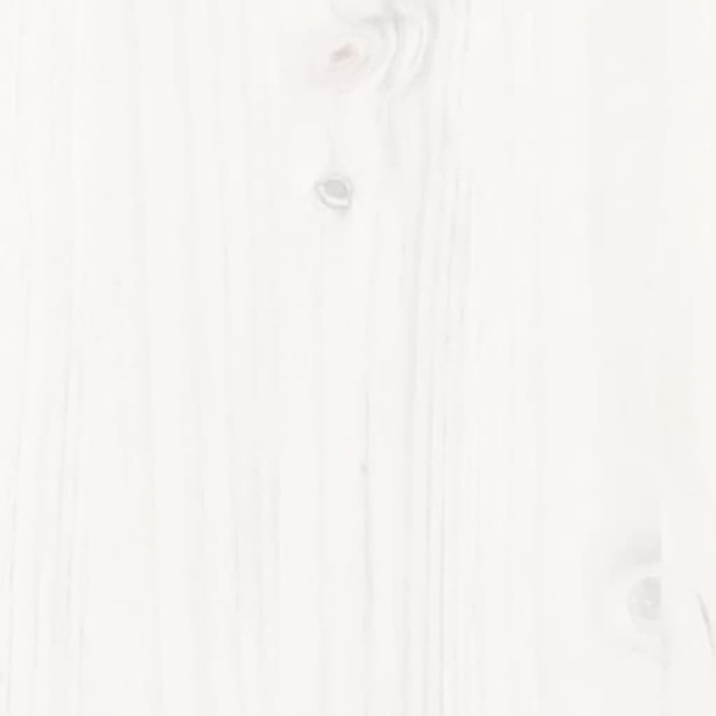  Tagesbett Weiß 90x200 cm Massivholz Kiefer