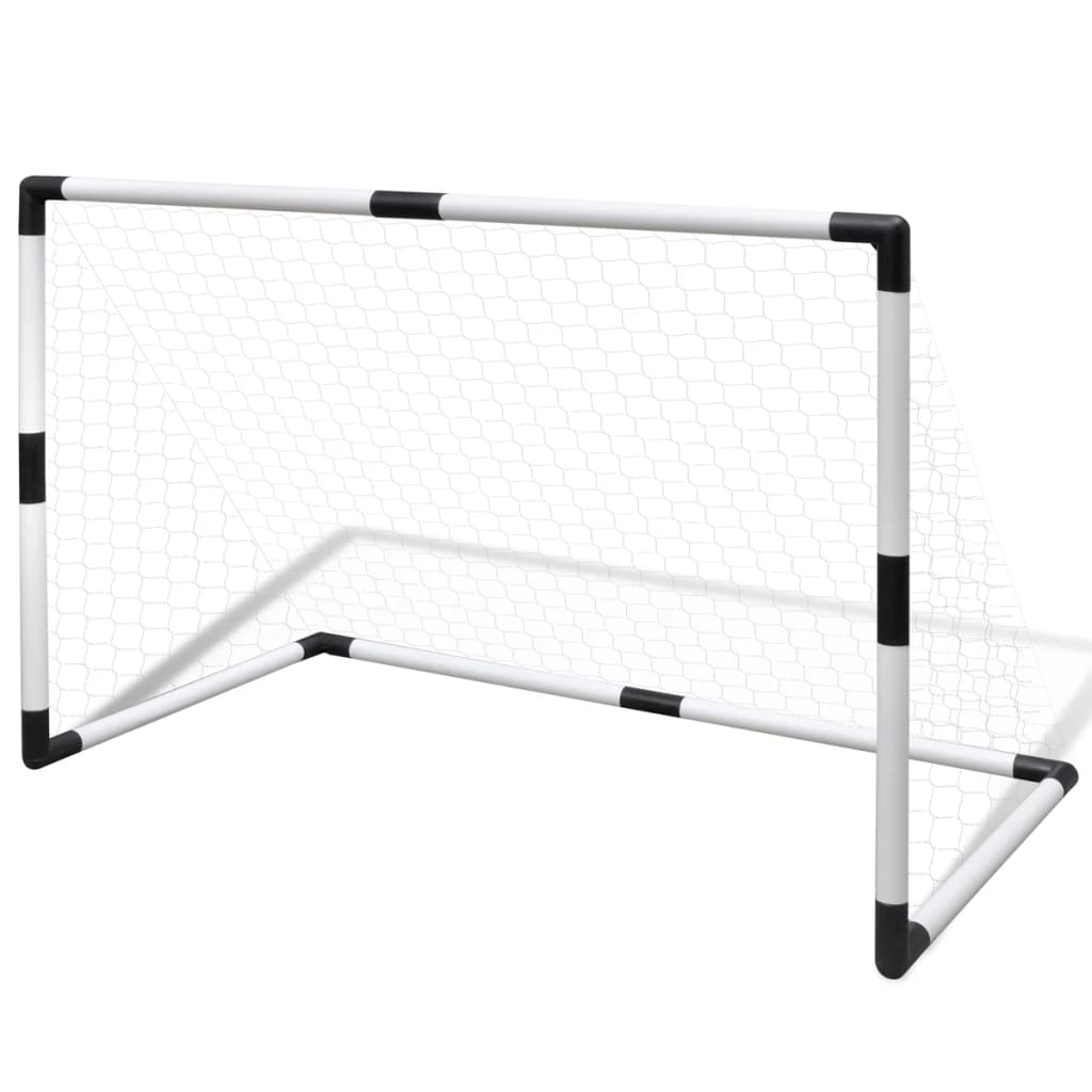  2-tlg. Mini-Fußballtor-Set für Kinder 91,5x48x61 cm