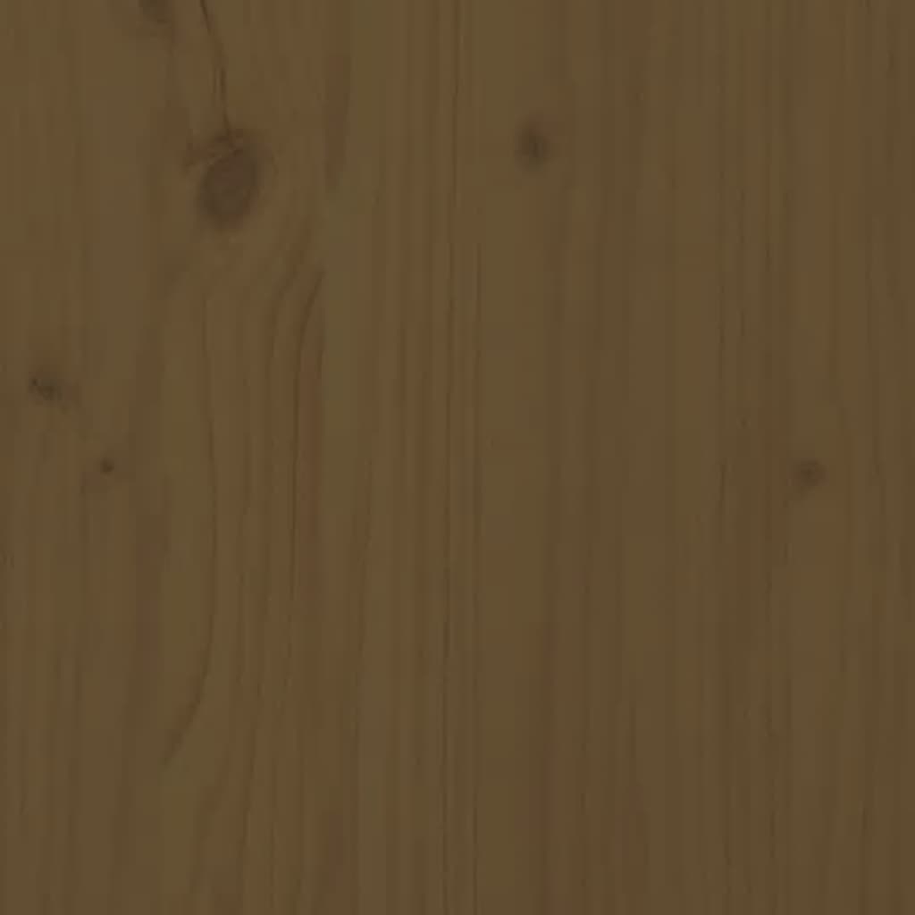  Couchtisch Honigbraun 40x50x35 cm Massivholz Kiefer