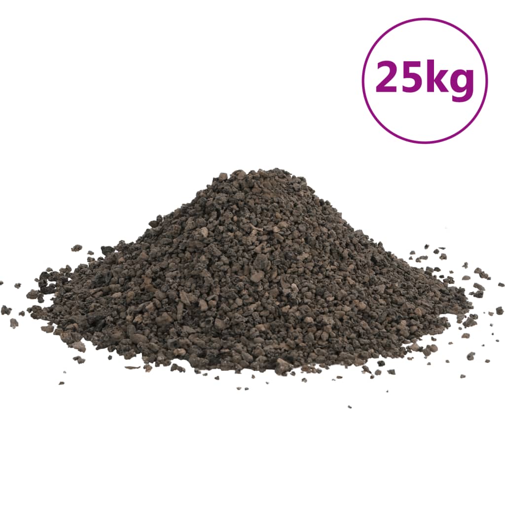  Basalt-Kies 25 kg Schwarz 3-5 mm
