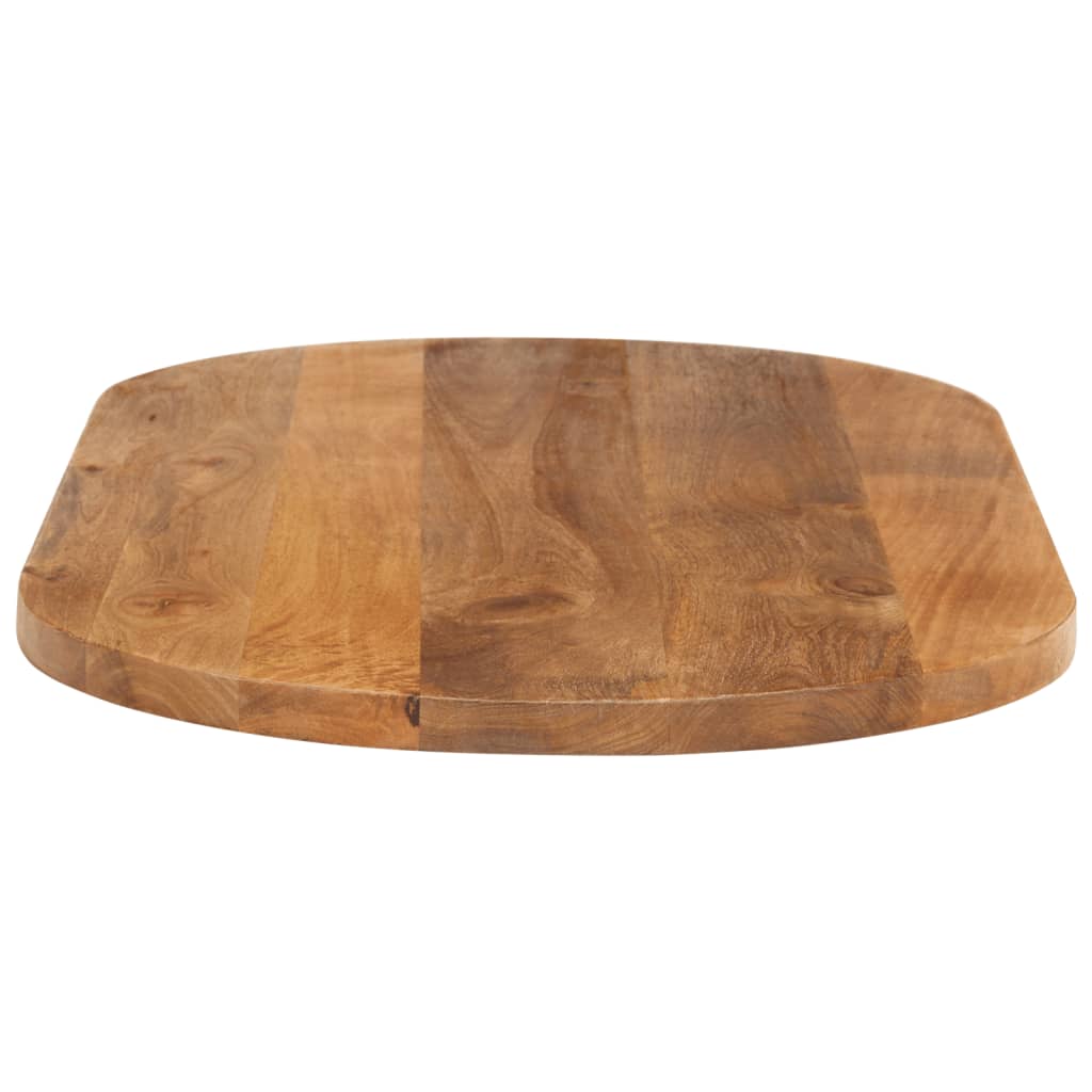  Tischplatte 110x40x3,8 cm Oval Massivholz Mango