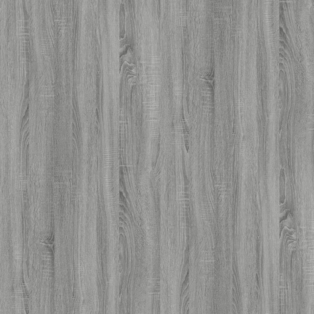  Nachttische 2 Stk. Grau Sonoma 50x46x50 cm Holzwerkstoff