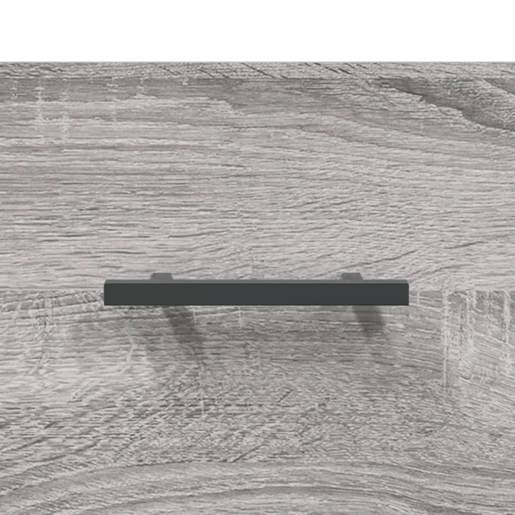  Nachttische 2 Stk. Grau Sonoma 40x35x47,5 cm Holzwerkstoff
